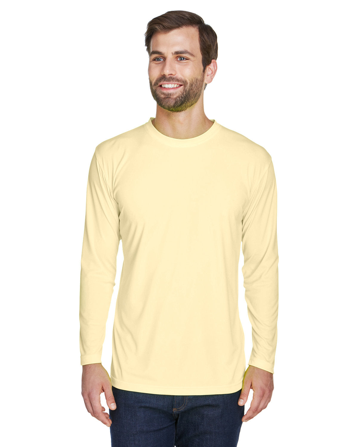 Adult Cool & Dry Sport Long-Sleeve Performance Interlock T-Shirt