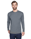Camiseta deportiva de interlock de rendimiento Cool & Dry de manga larga para adulto