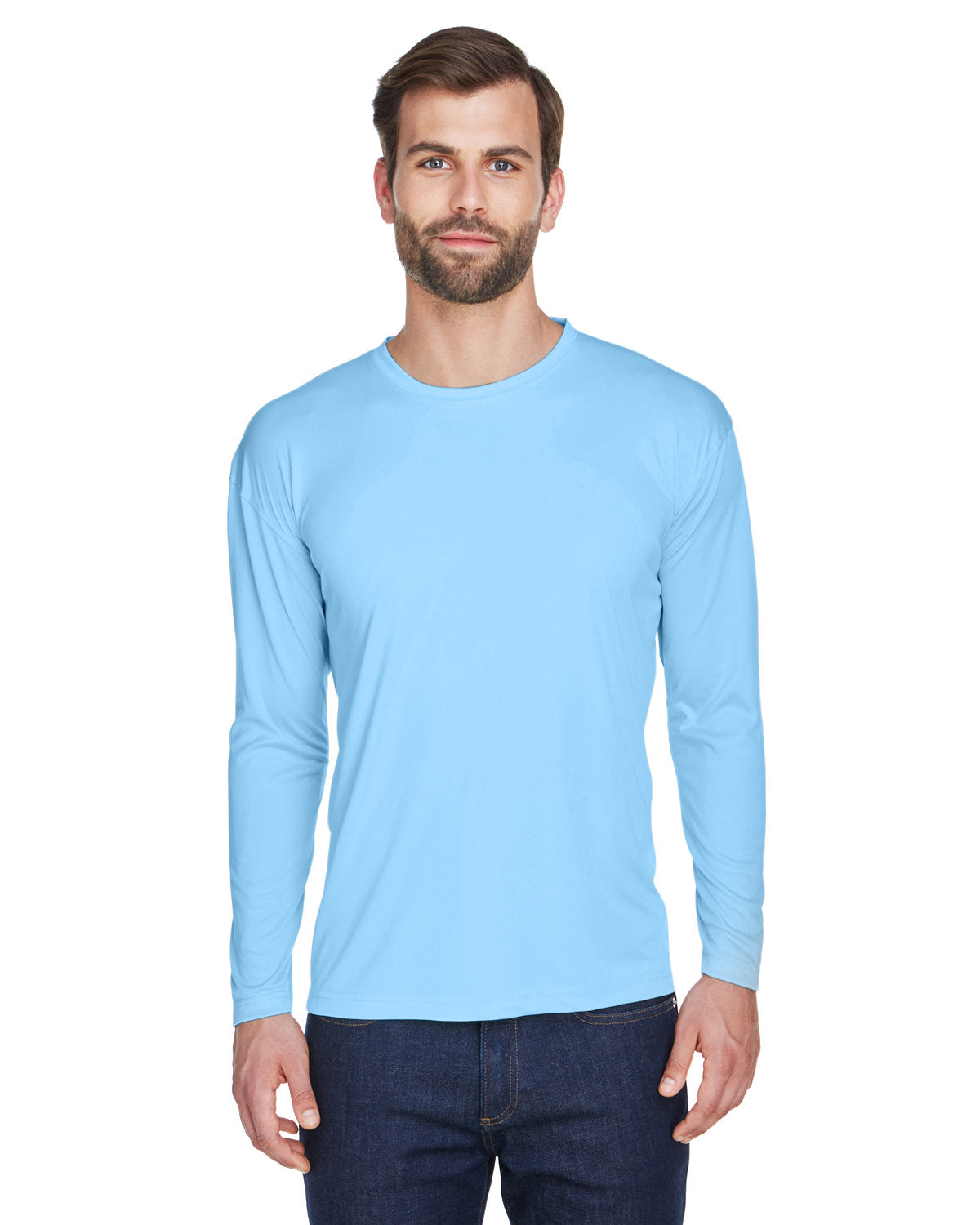 Adult Cool & Dry Sport Long-Sleeve Performance Interlock T-Shirt