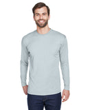 Camiseta deportiva de interlock de rendimiento Cool & Dry de manga larga para adulto
