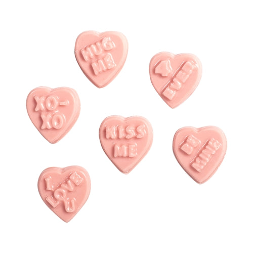 Molde de chocolate con corazones dulces