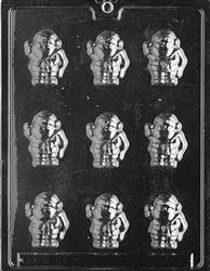 Small Santa Chocolate Mold