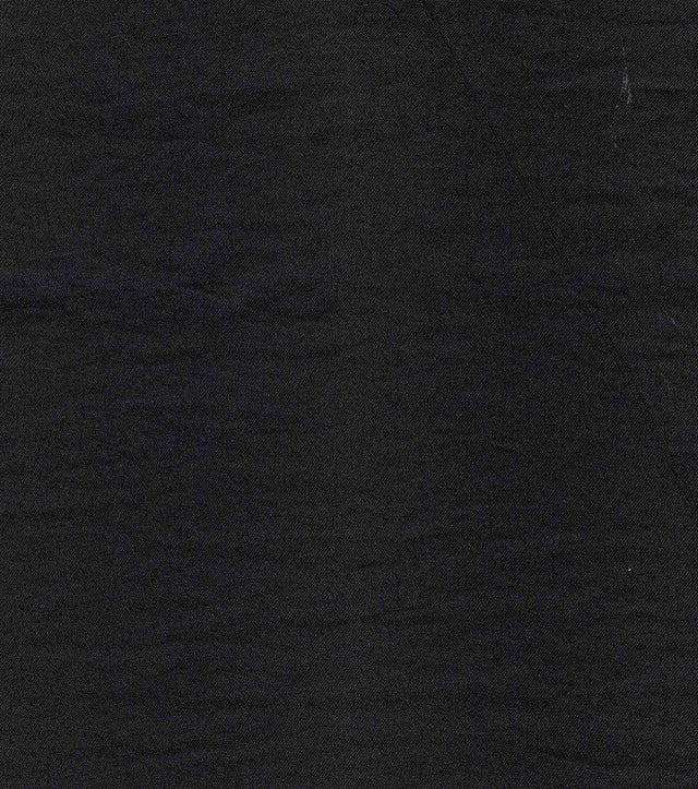 Washed Satin Solid Woven Fabric Black