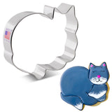Ann Clark Cat Sleepy Sweet Loaf Cookie Cutter, 3.75"
