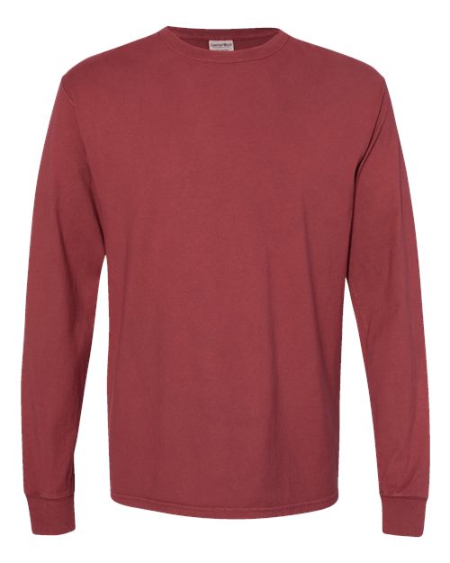 Garment-Dyed Long Sleeve T-Shirt