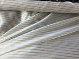 P Kaufmann Crossing Elegant Gold Stripe Sheer Polyester Fabric - Gold Stripe Sheer, 126" Width (1 Yard)