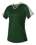 Girls' V-Neck Fastpitch Jersey Tee