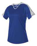 Girls' V-Neck Fastpitch Jersey Tee