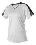 Girls' V-Neck Fastpitch Jersey Tee