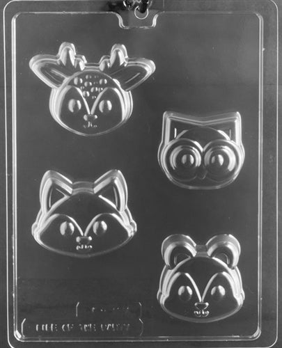 Woodland Animals Sandwich Cookie Chocolate Mold - LPA157