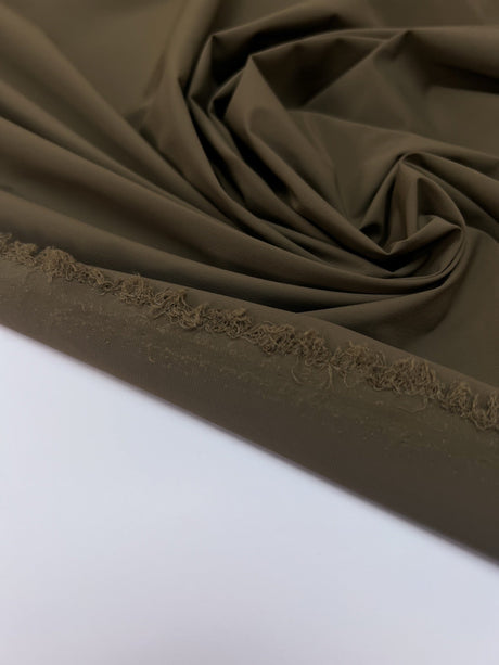 Polyamide Elastane Ripstop Checked Brown-Green