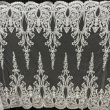 Embroidered Bridal Lace Fabric