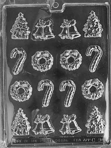 Bite Size Christmas Assortment Chocolate Mold