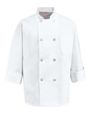 Chef Designs Eight Pearl Button Chef Coat - Tall Sizes
