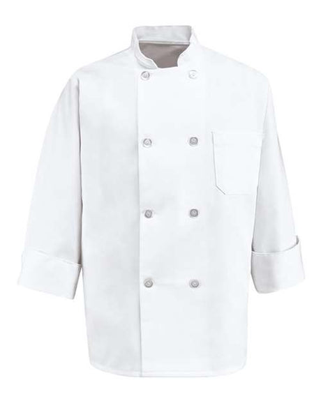 Chef Designs Eight Pearl Button Chef Coat - Tall Sizes