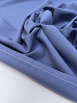 Blue Wool Suit Fabric
