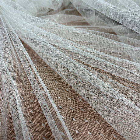 Dots Point Net Mesh Fabric