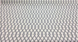 Robert Allen Fret Cotton Fabric - Ivory Graphite Gray Fret Pattern, 55" Width (1 Yard)