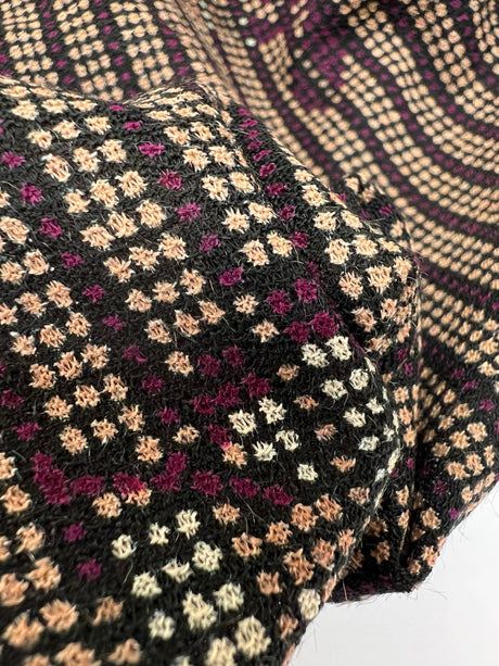 Acrylic Stretch Knitted Multicolour Fabric