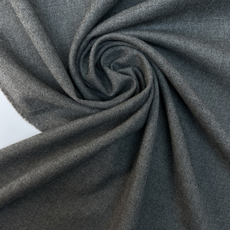 Italian Melange Gray Wool Suit Fabric
