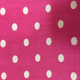Poly Cotton Small Polka Dot Print Fabric