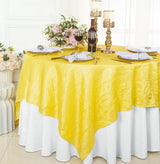 Seamless Square Crushed Taffeta Table Overlay 240GSM Fabric