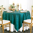 Square Pintuck Taffeta Table Overlay 85x85 Oasis