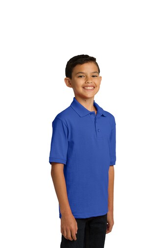 24 Pack: Port & Company® Youth Core Blend Jersey Knit Polo