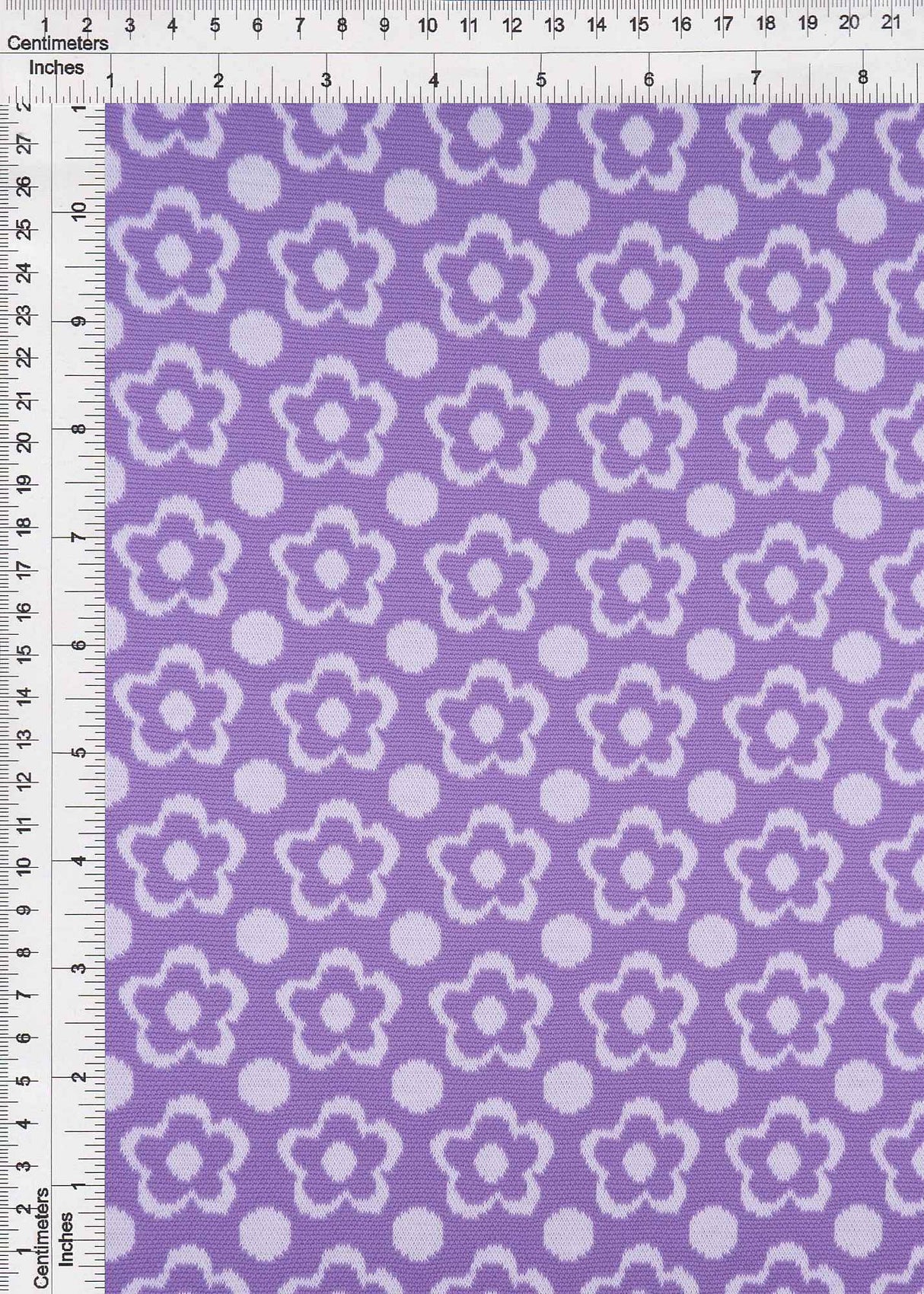 Double Knit Jacquard Floral Fabric