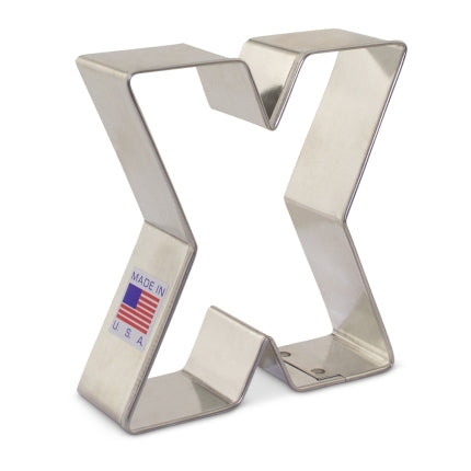 Cookie Cutter Letter X - 3" - 8046A