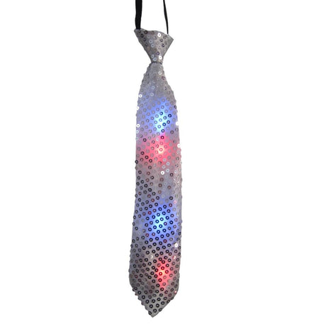 Red Tie with Flashing Lights
