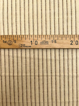 Wool Acrylic Striped Fabric Brown Beige
