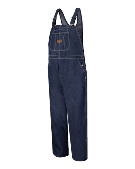 Red Kap Men's Extended Sizes Denim Bib Overall