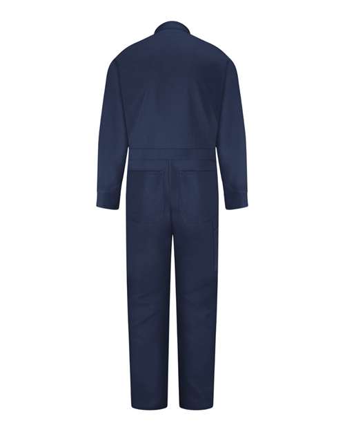 Red Kap Men's Tall Snap-Front Cotton Coverall