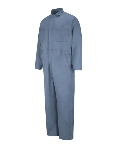 Red Kap Men's Button-Front Cotton Coverall