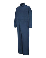 Red Kap Men's Tall Button-Front Cotton Coverall