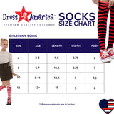 Black & Yellow Striped Knee Socks For Kids Costume Accessory