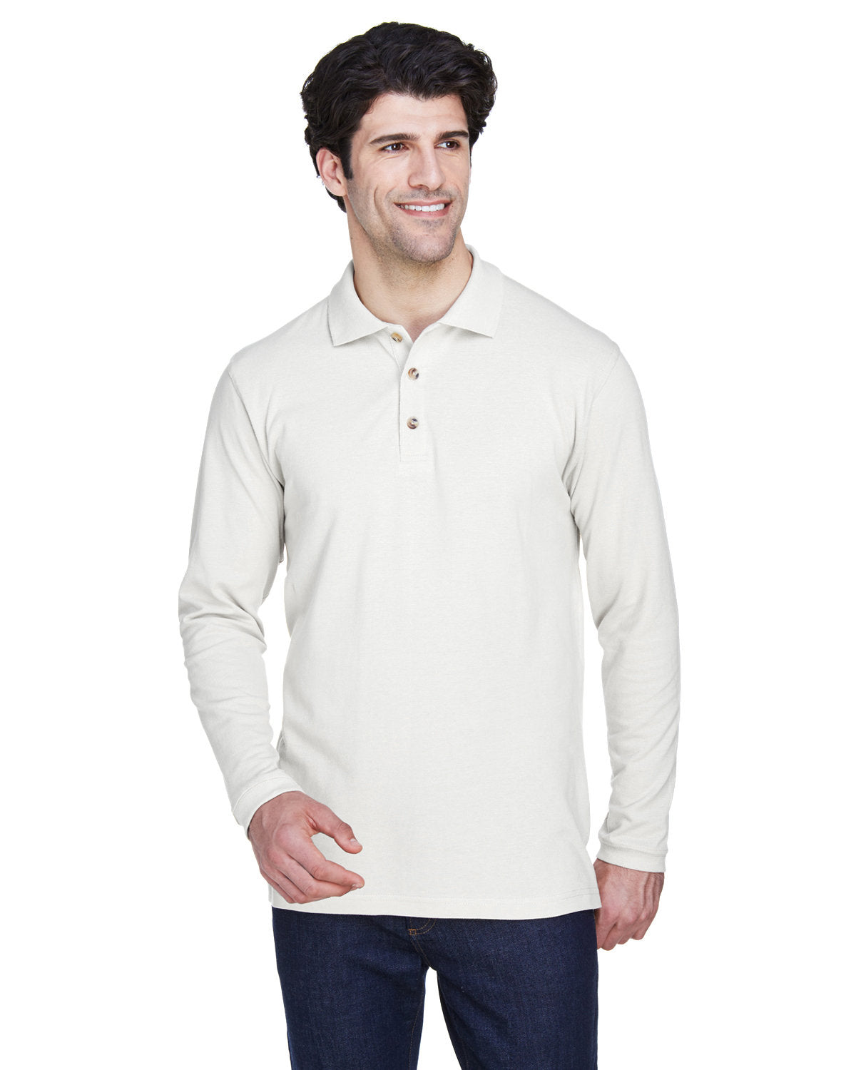 Adult Long-Sleeve Classic Piqué Polo