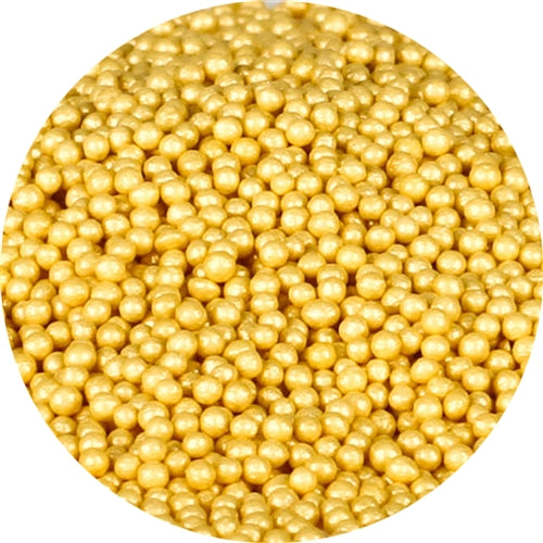 Shimmering Gold Nonpareils - 3.8 Ounce