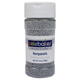 Shimmering Silver Nonpareils - 3.8 Ounce