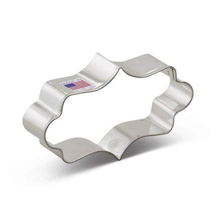 Cookie Cutter Long Fancy Plaque - 7754A