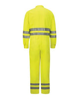 Hi-Vis Deluxe Coverall with Reflective Trim - CoolTouch® 2 - 7 oz.