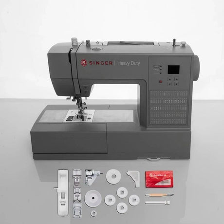 SINGER Heavy Duty 6600C Sewing Machine - Computerized Sewing Machine, 215 Stitch Applications, 6.4" Throat Space (1 Unit)