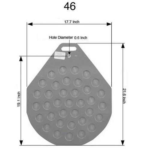 Divider-Rounder Molding Plate 36 Part # 46 - Erika 11/30, Item Number S066/2