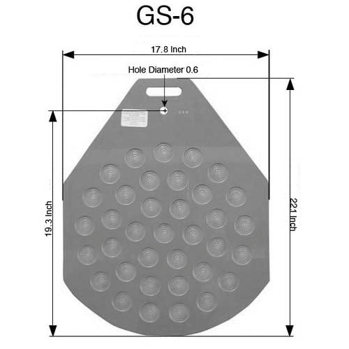 Divider-Rounder Molding Plate # GS - 6