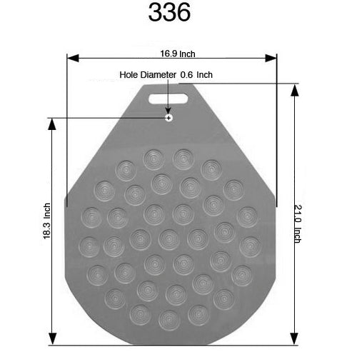 Divider-Rounder Molding Plate 36 Part # 336 - Erika 10/25, Item Number S066/1