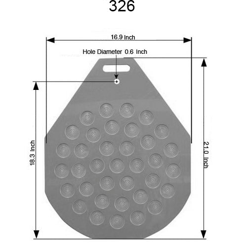 Divider-Rounder Molding Plate 36 Part # 326 - Erika 9/20, Item Number S066/8