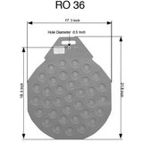 Divider-Rounder Molding Plate 36 Part # RO 36 - Werner & Pfleiderer Rotamat