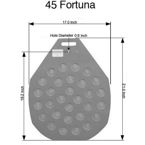 Divider Rounder Molding Plate 30 Part # 45 - Fortuna Size 4 Fully & Semi