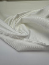 Cotton Viscose Fabric White Shades